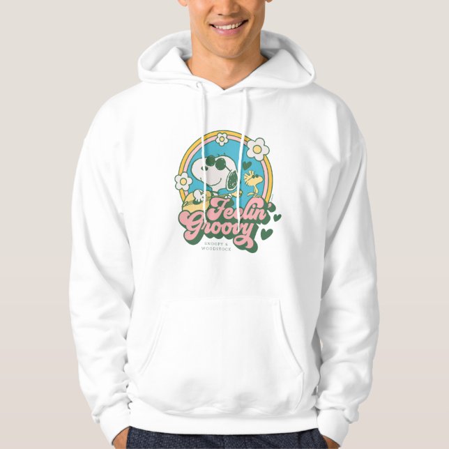 Sudadera Cacahuetes | Snoopy & Woodstock Feelin' Groovy (Anverso)