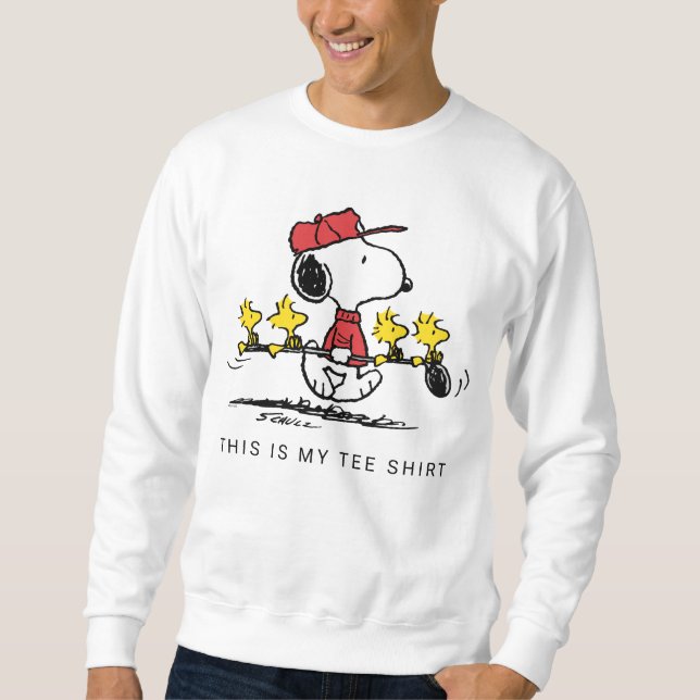 Sudadera Cacahuetes | Snoopy, Woodstock & Friends Golf (Anverso)
