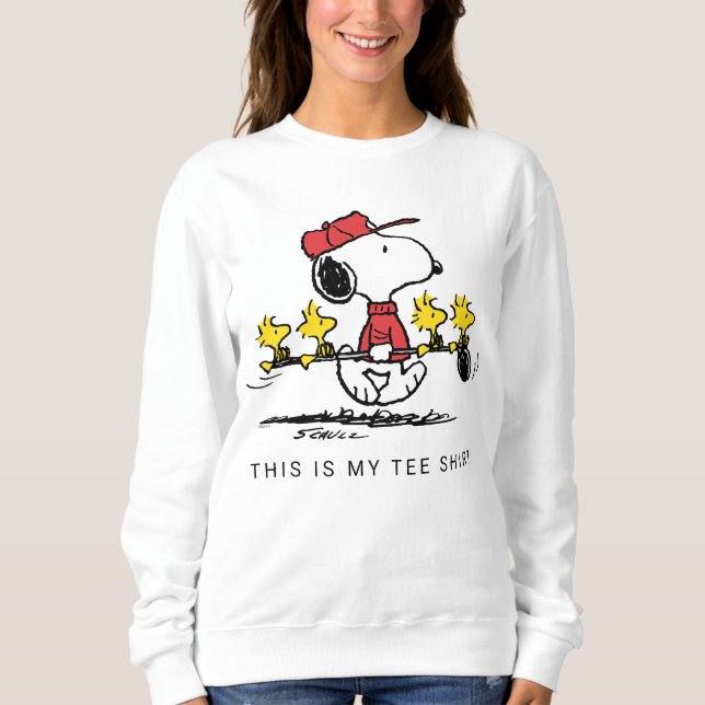 Sudadera Cacahuetes | Snoopy, Woodstock & Friends Golf (Anverso)
