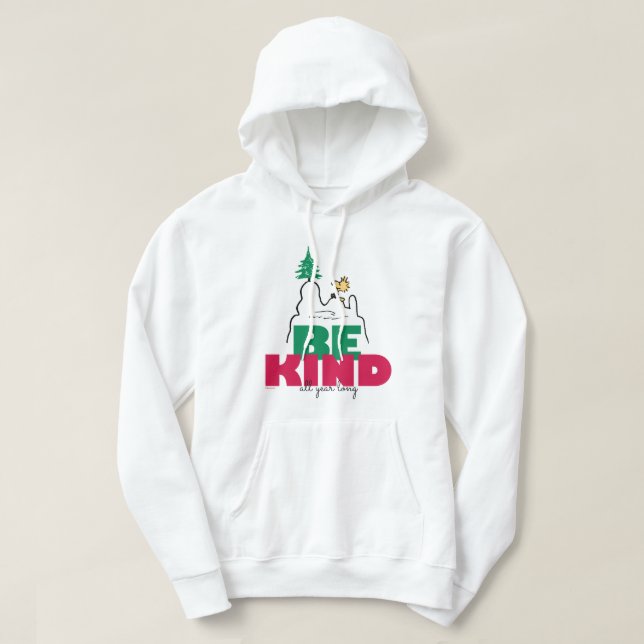 Sudadera Cacahuetes | Snoopy & Woodstock sea amable (Diseño del anverso)