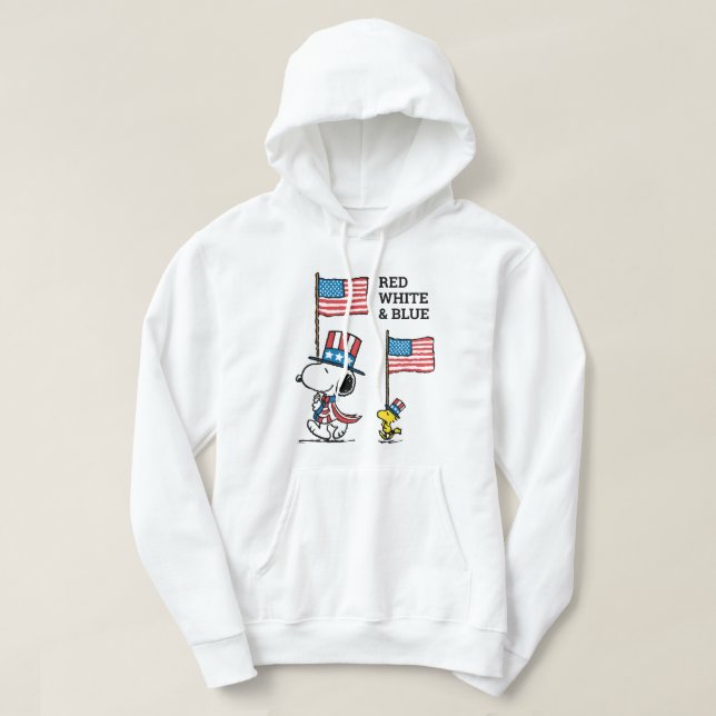 Sudadera Cacahuetes | Snoopy & Woodstock Uncle Sams (Diseño del anverso)