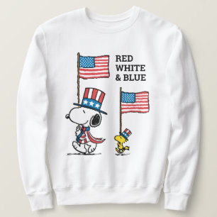 Sudadera Cacahuetes   Snoopy & Woodstock Uncle Sams
