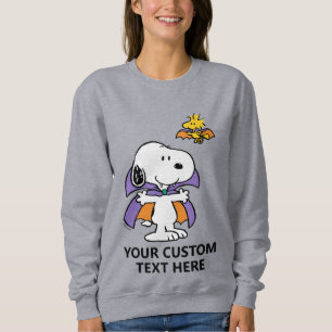 Sudadera Cacahuetes Snoopy Woodstock Vampiro Halloween