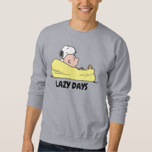 Sudadera Cacahuetes   Snoopy y Charlie Brown en la silla Ba