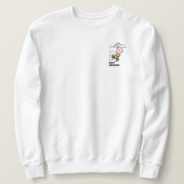Sudadera Cacahuetes | Snoopy y Charlie Brown Run (Anverso del diseño)