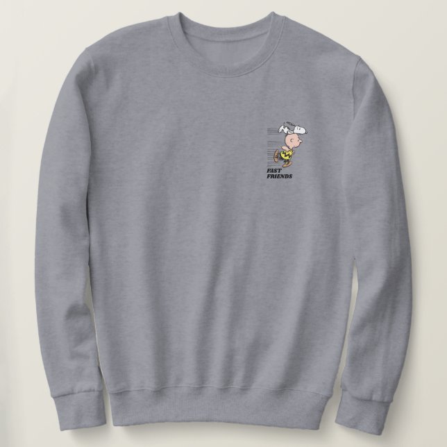 Sudadera Cacahuetes | Snoopy y Charlie Brown Run (Anverso del diseño)