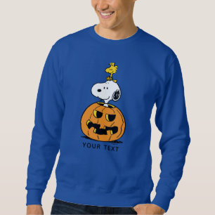 Sudadera Cacahuetes Snoopy y Woodstock Calabaza Emergente