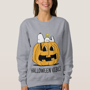 Sudadera Cacahuetes   Snoopy y Woodstock Jack-O-Lantern