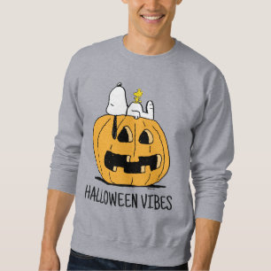 Sudadera Cacahuetes Snoopy y Woodstock Jack-O-Lantern