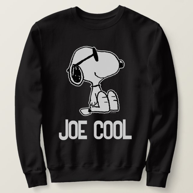 Sudadera Cacahuetes | Sonrisa de gafas de sol Snoopy (Anverso del diseño)