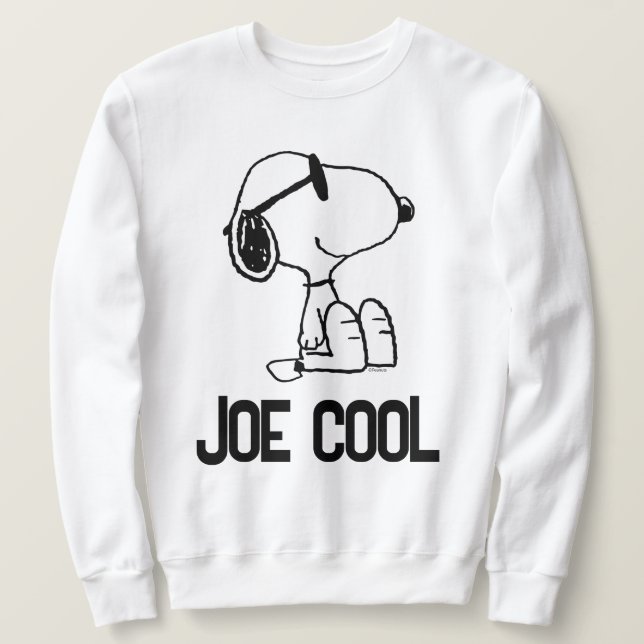 Sudadera Cacahuetes | Sonrisa de gafas de sol Snoopy (Anverso del diseño)
