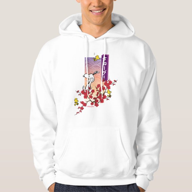 Sudadera Cacahuetes | Sucursal Snoopy & Woodstock Cherry Bl (Anverso)