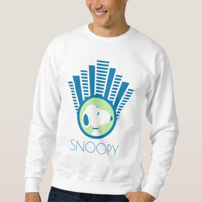 Sudadera Cacahuetes | Sueños de Deco Azul Snoopy (Anverso)