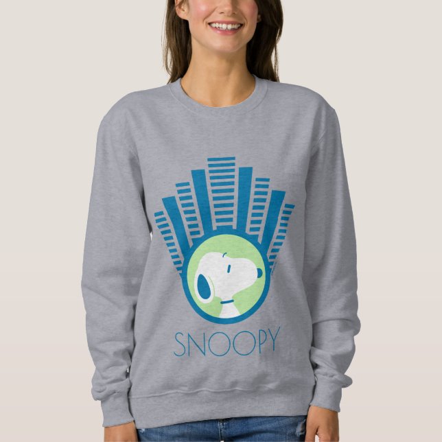 Sudadera Cacahuetes | Sueños de Deco Azul Snoopy (Anverso)