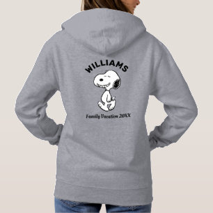 Sudadera Cacahuetes   Vacaciones familiares de Snoopy