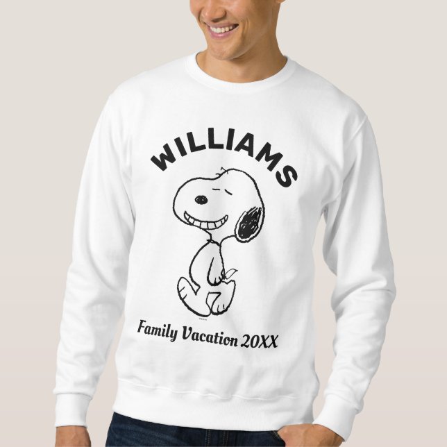Sudadera Cacahuetes | Vacaciones familiares de Snoopy (Anverso)