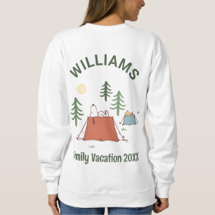 Sudadera Cacahuetes   Vacaciones familiares en camping