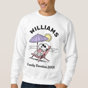 Sudadera Cacahuetes Vacaciones Snoopy Beach Family