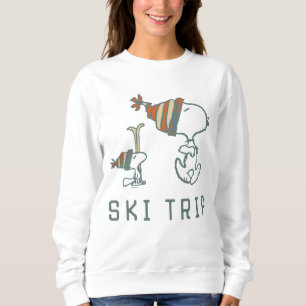 Sudadera Cacahuetes Viaje en esquí Snoopy & Woodstock 2