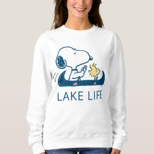 Sudadera Cacahuetes Vida útil del lago Snoopy y Woodstock