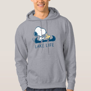 Sudadera Cacahuetes   Vida útil del lago Snoopy y Woodstock