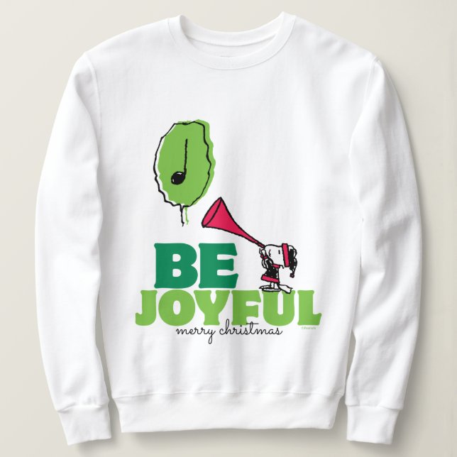 Sudadera Cacahuetes | Woodstock Be Joyful (Anverso del diseño)