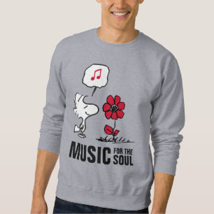 Sudadera Cacahuetes   Woodstock Huele las flores