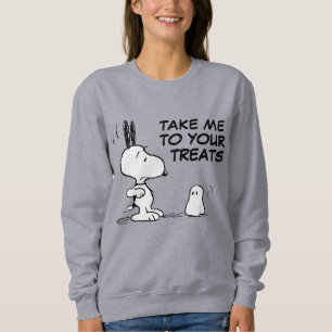 Sudadera Cacahuetes   Woodstock Scares Snoopy