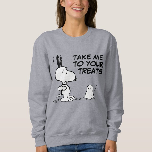 Sudadera Cacahuetes | Woodstock Scares Snoopy (Anverso)