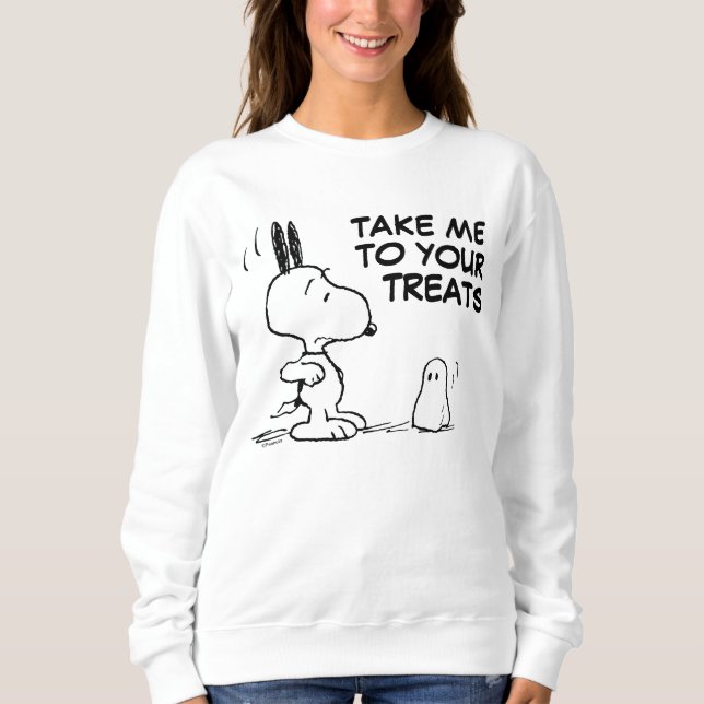 Sudadera Cacahuetes | Woodstock Scares Snoopy (Anverso)
