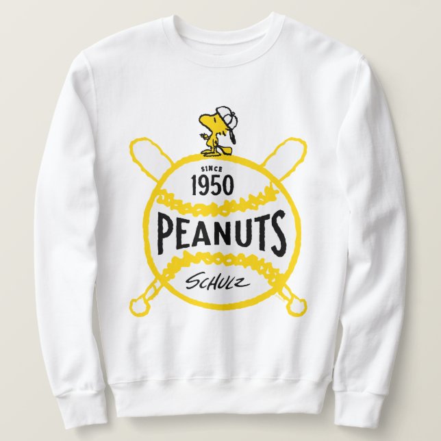 Sudadera Cacahuetes | WoodstockPeanuts Baseball Desde 1950 (Anverso del diseño)