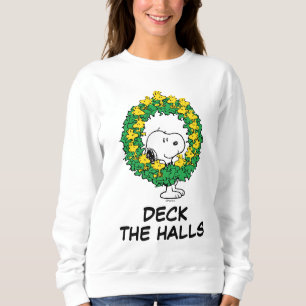 Sudadera Cacahuetes   Wreath de Navidades Snoopy y Woodstoc