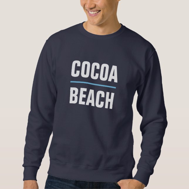 Sudadera Cacao Beach Florida (Anverso)