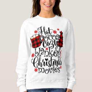Sudadera Cacao Caliente Mantas Navidades Películas Búfalo P