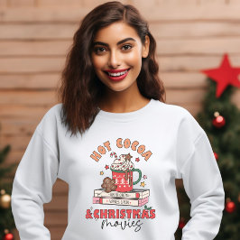 Sudadera Cacao caliente retro y Navidades Cine Sweatshirt