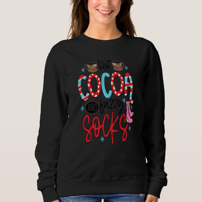 Sudadera Cacao Caliente Y Calcetines Fuzzis (Anverso)