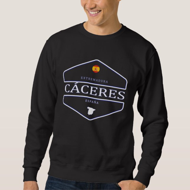 Sudadera Cáceres  Extremadura  España (Anverso)