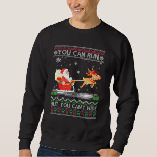 Sudadera Cacería de venados Santa Claus Hunter Hunt Fea Chr