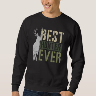 Sudadera Cacería divertida de animales de caza de venados