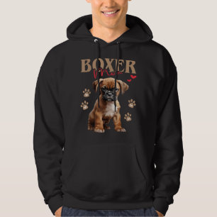 Sudadera Cachorro Cachorro Cachorro Boxer Mami Paws Y Coraz