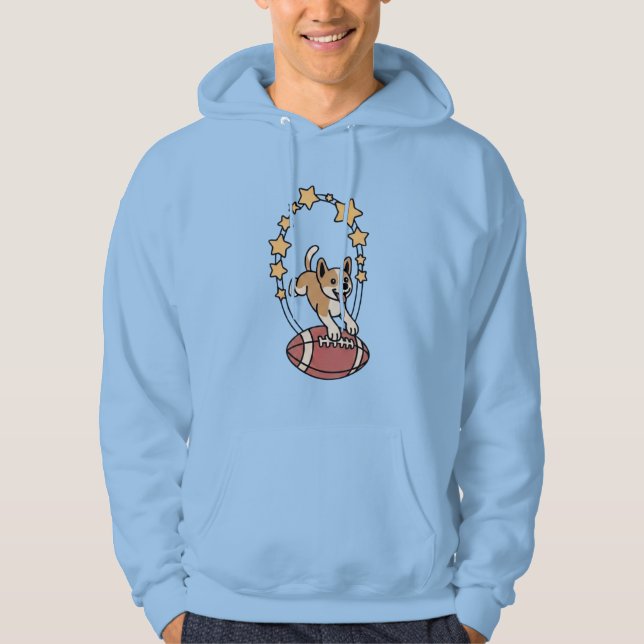 Sudadera cachorro de fútbol estrella (Anverso)