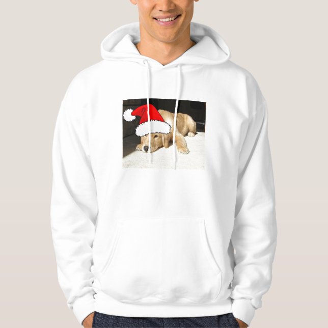 Sudadera Cachorro de Retriever Dorado de Navidad (Anverso)