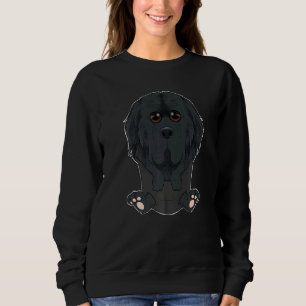Sudadera Cachorro De Terranova En Pocket I Cuidada Terranov