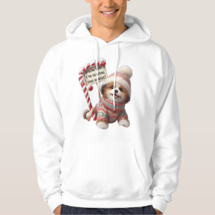 Sudadera Cachorro Divertido "¡Nieve, No Me Voy!" Perro de I