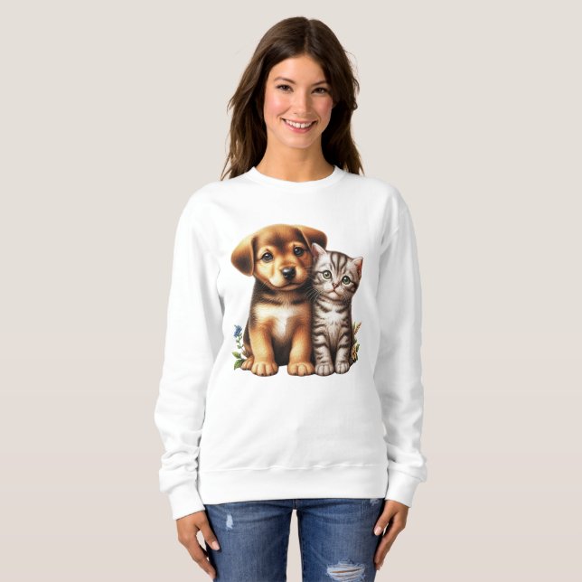 Sudadera Cachorro/gatito (Anverso completo)