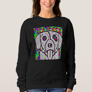 Sudadera Cachorro labrador retriever blanco adorable perrit