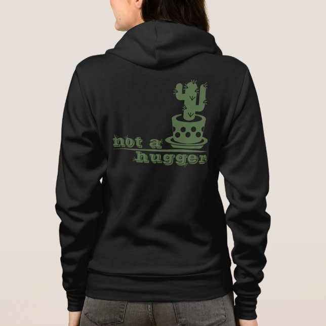 Sudadera Cacti No es gracioso decir (Reverso)