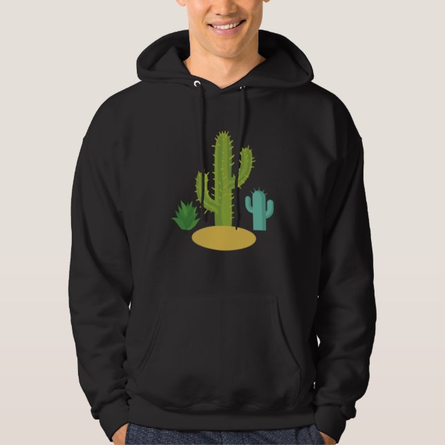 Sudadera Cactus Cacti Succulent Desert Southwest Plant Cute (Anverso)
