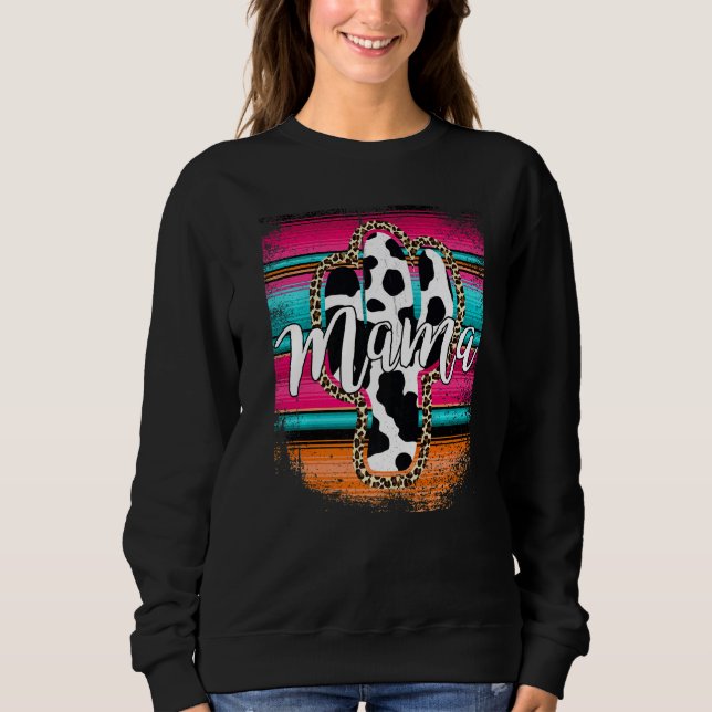 Sudadera Cactus Cactus Western Leopard Cheetha Serape Cowgi (Anverso)