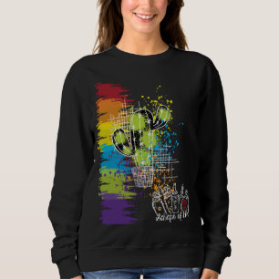 Sudadera Cactus coloridos de amor oscuro